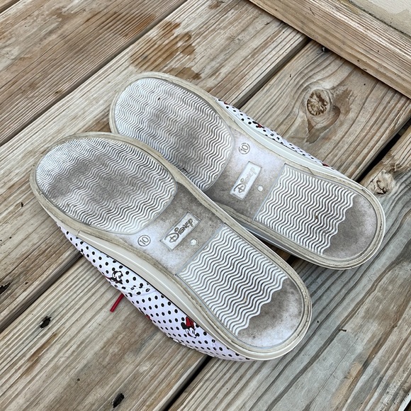 DISNEY Minnie Mouse Poka Dot Sneakers Size 10 - Picture 8 of 11